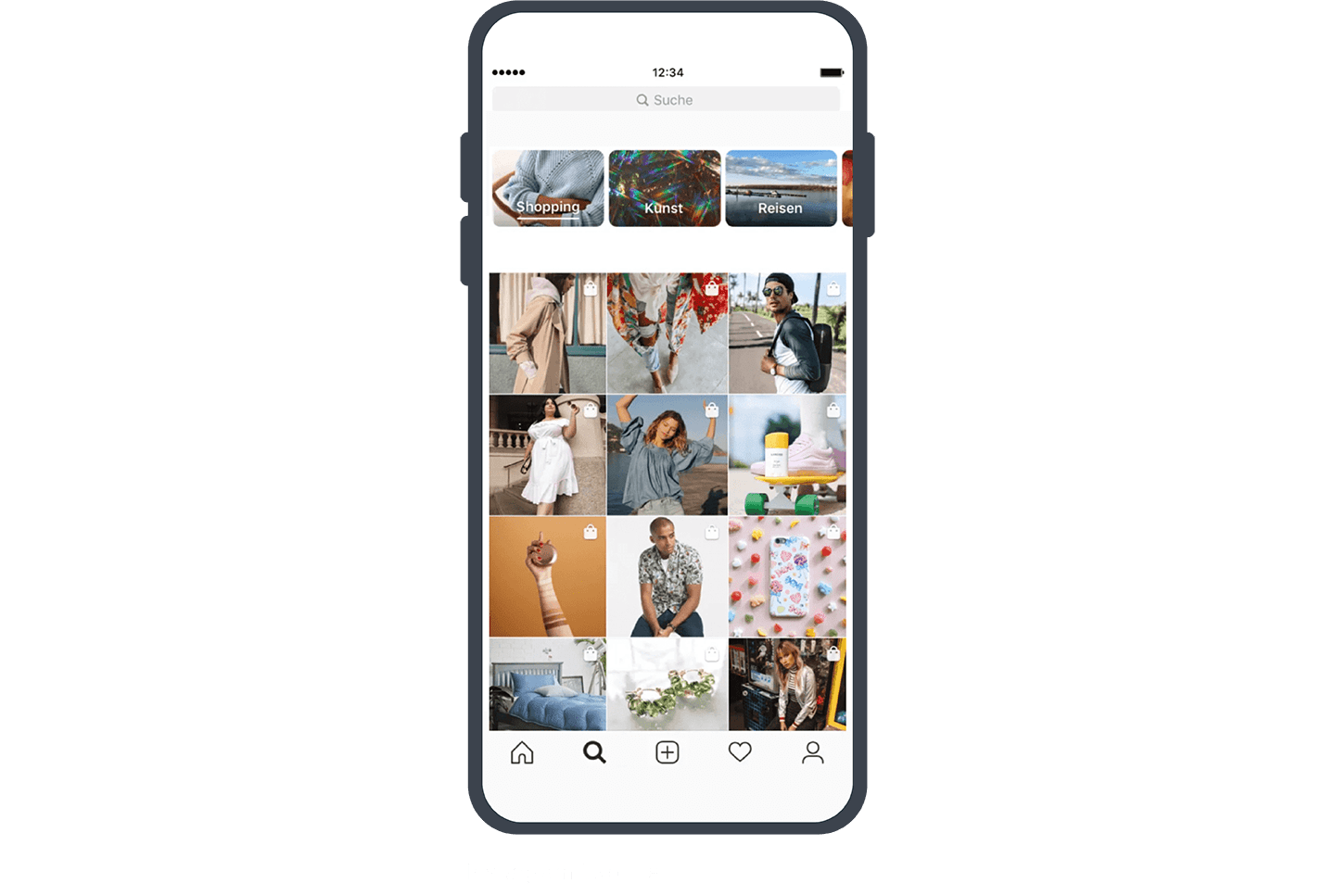 Einsatz von Künstlicher Intelligenz im Marketing - Anwendungsbereiche_Instagram Explore-min.png